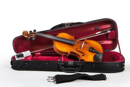Eastman Model 80 Violin Outfit with case, bow, rosin and shoulder pad.